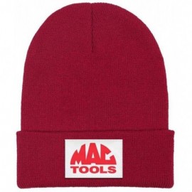 Skullies & Beanies Fashion Men Knitting Beanie Hats Red-MAC-Tools- Slouch Fine Knit Cap - Red-18 - C718O4CG7R7 $20.28