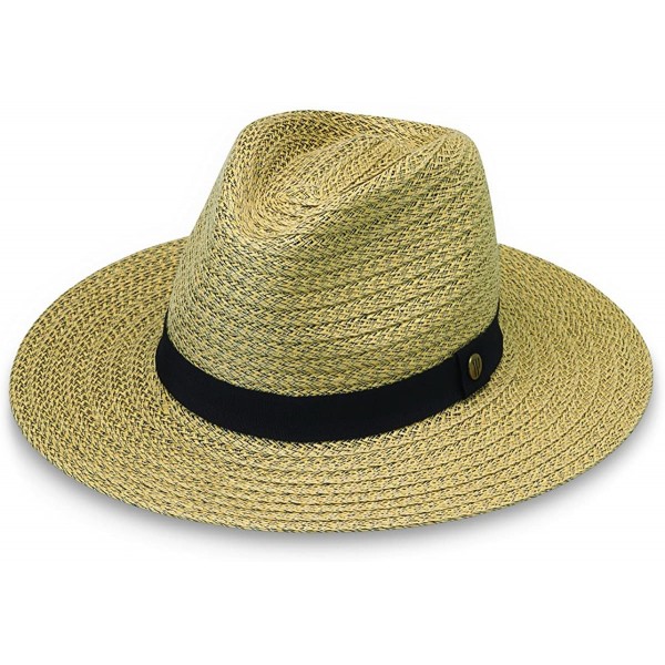 Fedoras Men's Palmer Fedora - UPF 30+- Adjustable- Packable- Designed in Australia - Natural - CL12B76OSH3 $46.00