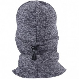 Skullies & Beanies Balaclave Fleece Windproof Ski Mask Face Mask Tactical Hood Neck Warmer - Heather Purple-polar Fleece - CG...