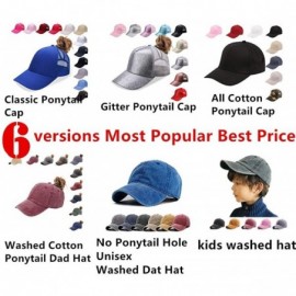 Baseball Caps NeuFashion Ponycap Messy High Bun Ponytail Adjustable Mesh Trucker Baseball Cap Hat for Women - CY18SMAZZ30 $10.26