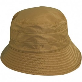 Bucket Hats Women Rain HAT - Khaki - C511H99RR6R $52.51