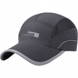 Baseball Caps Unisex Summer Running Cap Quick Dry Mesh Outdoor Sun Hat Stripes Lightweight Breathable Soft Sports Cap - CG18D...