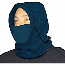 Skullies & Beanies Polarex 6-in-1 Fleece Hood - Navy - C5115IF4RWV $10.01