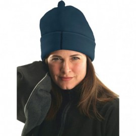 Skullies & Beanies Polarex 6-in-1 Fleece Hood - Navy - C5115IF4RWV $10.01