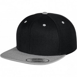 Baseball Caps Mens The Classic Premium Snapback 2-Tone Cap - Heather/ Maroon - C011Y2U8N9L $16.60