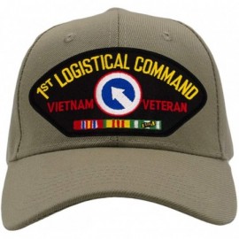 Baseball Caps 1st Logistical Command - Vietnam Hat/Ballcap Adjustable One Size Fits Most - Tan/Khaki - CV18OQXK92N $26.62