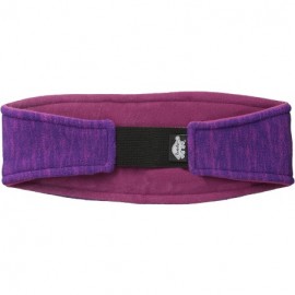 Cold Weather Headbands Double-Layer Midweight Polartec Thermal Pro Stria Headband - Violet/Nightshade - C111VD6TW83 $30.55