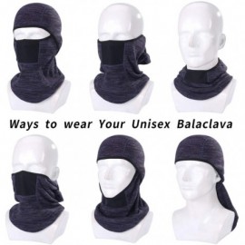 Balaclavas Winter Balaclava - Fleece Motorcycle Skull Full Face Mask Thermal Windproof Ski Head Hood for Men and Women - CK18...