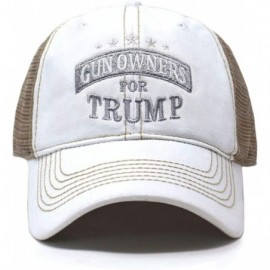 Baseball Caps Gun Owners for Trump Trump 2020 Keep America Great Campaign Rally Embroidered US Hat Baseball Trucker Cap - CG1...