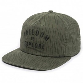 Baseball Caps Horizon Embroidered Logo Hat - Adjustable Baseball Cap w/Plastic Snapback Closure - Olive - CV18U5TE6X7 $27.18