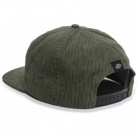 Baseball Caps Horizon Embroidered Logo Hat - Adjustable Baseball Cap w/Plastic Snapback Closure - Olive - CV18U5TE6X7 $27.18