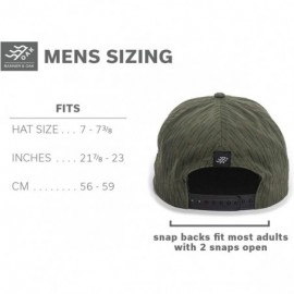 Baseball Caps Horizon Embroidered Logo Hat - Adjustable Baseball Cap w/Plastic Snapback Closure - Olive - CV18U5TE6X7 $27.18