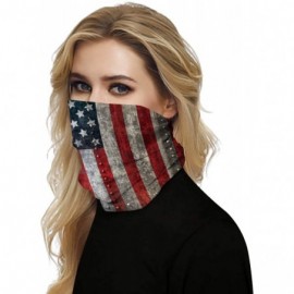 Balaclavas Camouflage American Flag Print Balaclava Bandana Neck Gaiter Scarf Headband - 4th of July - CF197WKT3Z3 $12.99