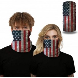 Balaclavas Camouflage American Flag Print Balaclava Bandana Neck Gaiter Scarf Headband - 4th of July - CF197WKT3Z3 $12.99