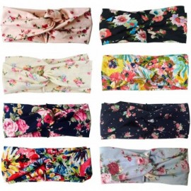 Headbands 8 Pack Women's Headbands Headwraps Hair Bands Bows Hair Accessories - ZA 8 Pack Printed - C418XAKUXXA $11.86