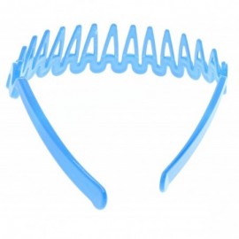 Headbands Women's Zig Zag Rake Headband (Blue) - Blue - CQ18RAAZNW2 $14.08