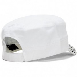 Baseball Caps Womens Love Embellished Cadet Cap - White - CK11OWA2G4D $14.89