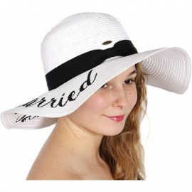 Sun Hats Beach Hats for Women - Embroidered Floppy Wide Brim Paper Straw Sun Hats for Women Summer Hat Foldable - CB18DNHHURU...