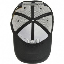 Baseball Caps Men's Raised Logo Cap - Black - C618DIZMN7Z $17.35