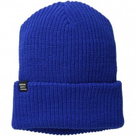 Skullies & Beanies Men's Quartz Beanie - Deep Ultramarine - CG11W7RR8VZ $19.03