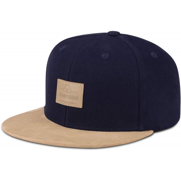 Baseball Caps Cap Men & Women Snapback Stylish Baseball Hat One Size Unisex - Blue/Sand - CD18MD26IM8 $20.80