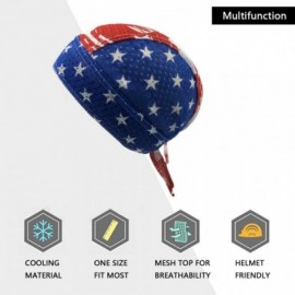 Skullies & Beanies Cycling Bandana Breathable Helmet Wicking - D1-4 Pcs Dew Rag - CF18WHDOYHW $21.07