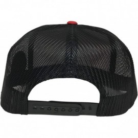 Baseball Caps Gallo Negro de Michoacan Logo Federal 2 Logos hat red Black mesh - C318U37CZD7 $24.87