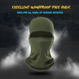 Balaclavas Balaclava UV Protection Windproof Breathable Face Mask - Cycling Hiking Mask for Men Women - 1pcs - Army Green - C...