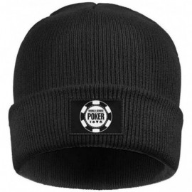 Skullies & Beanies Unisex Knit Hat Fishing-Master-Baiter-Hook- Warm Black Sport Watch Cap - World Series of - CS19297N0QD $21.01