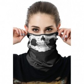 Balaclavas Unisex Multifunctional Seamless Bandana Face Mask Neck Gaiter Headwear Tube Mask Scarf - Skull 2 - C4197SSCM95 $8.73