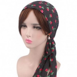 Skullies & Beanies Chemo Headwear Cancer Cap for Women Sleep Headscarf Bonnet Headwrap - 6 - CS186WLAI65 $12.91