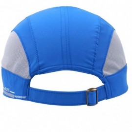 Baseball Caps Quick Dry Sports Hat Lightweight Breathable Soft Outdoor Running Cap - Blue - C4182HRE40D $25.43
