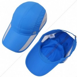 Baseball Caps Quick Dry Sports Hat Lightweight Breathable Soft Outdoor Running Cap - Blue - C4182HRE40D $10.31