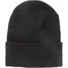 Skullies & Beanies Men's Acrylic Watch Cap - Black - CS113KW920V $10.88