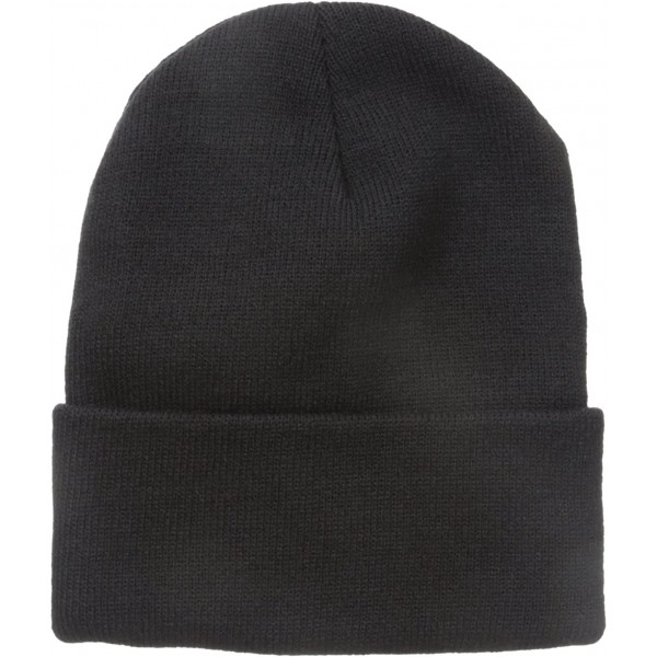 Skullies & Beanies Men's Acrylic Watch Cap - Black - CS113KW920V $10.88