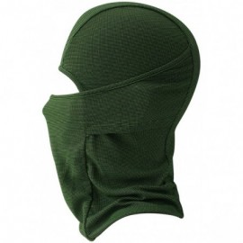 Balaclavas Balaclava Full Face Ski Mask Tactical Balaclava Hood Winter Hats Gear - Sun Protection-army Green - CD18L84ETSO $8.67