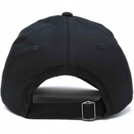 Baseball Caps Alien Head Baseball Cap Mens and Womens Hat - Black White - CP18M64730K $12.55