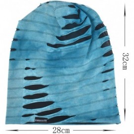 Skullies & Beanies Mens Slouchy Beanie Skull Cap Summer Thin Baggy Oversized Knit Hat B301 - B090-blue - CT18E45HGT3 $12.37