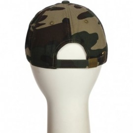 Baseball Caps Customized Letter Intial Baseball Hat A to Z Team Colors- Camo Cap White Black - Letter I - C318NKSUSA0 $10.37