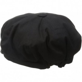 Newsboy Caps Men's Fisherman Cap - Black - C812NUPS7GJ $41.77