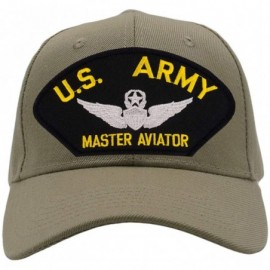 Baseball Caps US Army Master Aviator Hat/Ballcap Adjustable One Size Fits Most - Tan/Khaki - C518OG0KZY9 $24.37