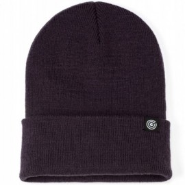 Skullies & Beanies Cuffed Beanie for Men & Women - Soft- Warm Knit - Eggplant - C5180AMC8K2 $13.26