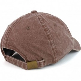 Baseball Caps Feminist Embroidered Washed Cotton Adjustable Cap - Chocolate - CG18SRX0HXA $20.86