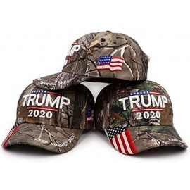 Baseball Caps Made in USA Donald Trump Hat 2020 MAGA Keep America Great Camo Hat Adjustable Baseball Cap Hat - Camo - CA18ACZ...