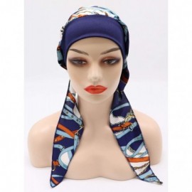 Skullies & Beanies Chemo Cancer Head Scarf Hat Cap Tie Dye Pre-Tied Hair Cover Headscarf Wrap Turban Headwear - CC198MAUQX7 $...