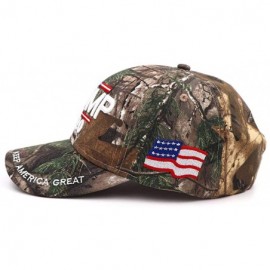 Baseball Caps Made in USA Donald Trump Hat 2020 MAGA Keep America Great Camo Hat Adjustable Baseball Cap Hat - Camo - CA18ACZ...