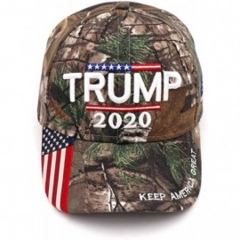 Baseball Caps Made in USA Donald Trump Hat 2020 MAGA Keep America Great Camo Hat Adjustable Baseball Cap Hat - Camo - CA18ACZ...