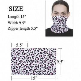 Balaclavas 2PCS Bandana Face Mask with 10PCS Safety Filters Neck Gaiter Balaclava Mouth Cover for Women Men - Pattern 5 - CR1...