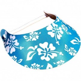 Visors Flower Patterns Perfect for Summer! Made in The USA!! - Hawaiian 3 - CE18SYOX7YQ $26.34