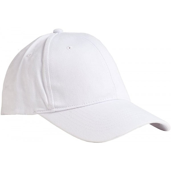 Baseball Caps Classic Ball Cap - White - CI11UX3U96B $11.46